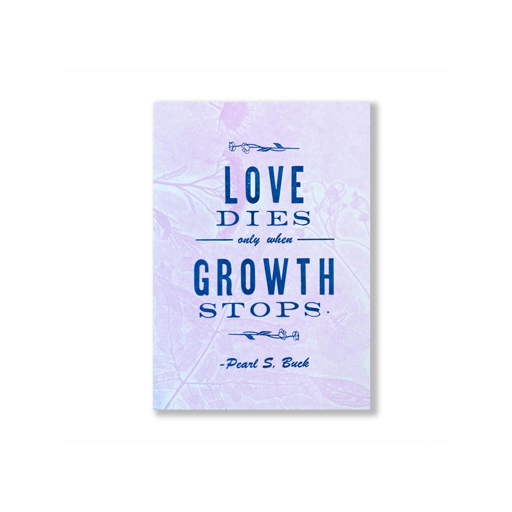 Pearl S. Buck Quote 5x7 Print