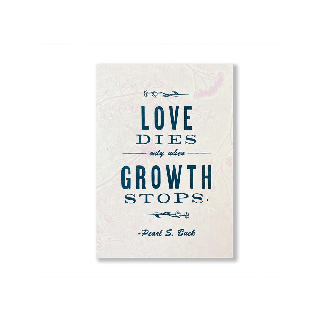 Pearl S. Buck Quote 5x7 Print