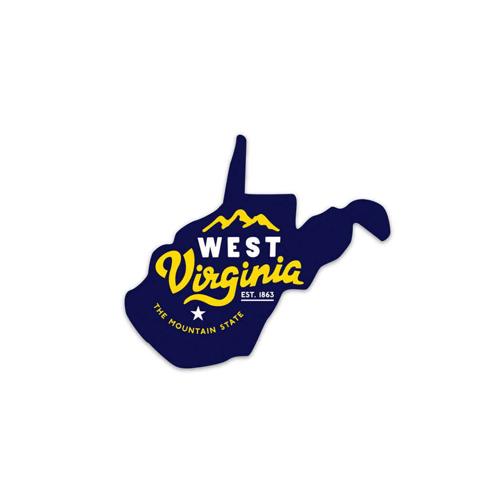 WV Outline Sticker